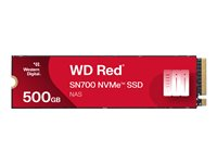 WD Red SN700 WDS500G1R0C - SSD - 500 GB - intern - M.2 2280 - PCIe 3.0 x4 (NVMe) WDS500G1R0C