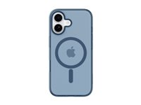 Belkin SheerForce Grip Series - Baksidedeksel for mobiltelefon - MagSafe-samsvar - laget av resirkulerte materialer - marineblå - for Apple iPhone 17 MSA034HQNY