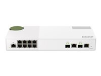 QNAP QSW-M2108-2C - Switch - Styrt - 2 x 10 Gigabit SFP+ + 8 x 2.5GBase-T - stasjonær QSW-M2108-2C