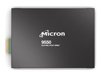 Micron 9550 PRO - SSD - Enterprise, Read Intensive - kryptert - 7.68 TB - intern - E3.S - PCI Express 5.0 x4 (NVMe) - 256-bit AES - TCG Opal Encryption 2.0, Self-Encrypting Drive (SED) - TAA-samsvar MTFDLBQ7T6THA-1BK1DABYYR