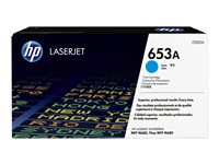 HP 653A - Cyan - original - LaserJet - tonerpatron (CF321A) - for Color LaserJet Enterprise MFP M680; LaserJet Enterprise Flow MFP M680 CF321A
