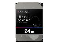 WD Ultrastar DC HC580 WUH722424ALE6L4 - Harddisk - 24 TB - intern - 3.5" - SATA 6Gb/s - 7200 rpm - buffer: 512 MB 0F62796