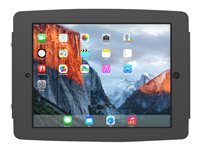 Compulocks iPad Pro 11" (1-4th Gen) Space Enclosure Wall Mount - Innhegning - for nettbrett - låsbar - aluminium - svart - skjermstørrelse: 11" - monteringsgrensesnitt: 100 x 100 mm - veggmonterbar - for Apple 11-inch iPad Pro (1. generasjon, 2. generasjon, 3. generasjon, 4. generasjon) 211SENB
