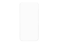 OtterBox Premium - Skjermbeskyttelse for mobiltelefon - antimikrobiell - glass - blank - for Apple iPhone 15 77-93967