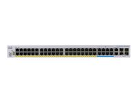 Cisco Business 350 Series CBS350-48NGP-4X - Switch - L3 - Styrt - 40 x 10/100/1000 (PoE+) + 8 x 100/1000/2.5G/5G (PoE++) + 2 x combo 10 Gigabit SFP+/RJ-45 + 2 x 10 Gigabit SFP+ - rackmonterbar - PoE+ (740 W) CBS350-48NGP-4X-EU