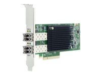 Emulex LPe36002 - Customer Kit - vertbussadapter - PCIe lav profil - 64Gb Fibre Channel (Short Wave) x 2 540-BDRP
