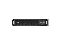 APC Smart-UPS SRT 3000VA RM - UPS (kan monteres i rack) - AC 208/230 V - 2700 watt - 3000 VA - USB - utgangskontakter: 8 - 2U - 19" - svart - for P/N: AR4024SP, AR4024SPX429, AR4024SPX431, AR4024SPX432, NBWL0356A, SMX2000LVNCUS SRT3000RMXLW-IEC