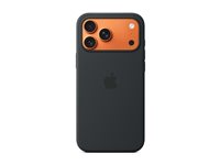 Apple - Baksidedeksel for mobiltelefon - MagSafe-samsvar - silikon - svart - for iPhone 17 Pro Max MGFR4ZM/A