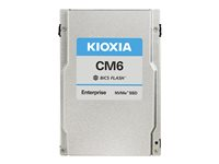 KIOXIA CM6-R Series KCM61RUL7T68 - SSD - Enterprise, Read Intensive - 7680 GB - intern - 2.5" - U.3 PCIe 4.0 (NVMe) KCM61RUL7T68