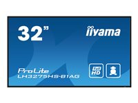 iiyama ProLite LH3275HS-B1AG - 32" Diagonalklasse LED-bakgrunnsbelyst LCD-skjerm - intelligent skilting - med innebygd SoC-mediespiller - Android - 1080p 1920 x 1080 - svart, matt LH3275HS-B1AG