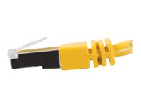 C2G Cat5e Booted Shielded (STP) Network Patch Cable - Koblingskabel - RJ-45 (hann) til RJ-45 (hann) - 10 m - STP - CAT 5e - formstøpt - gul 83821