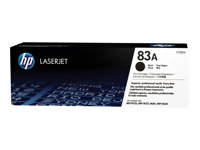 HP 83A - Svart - original - LaserJet - tonerpatron (CF283A) - for LaserJet Pro M201, MFP M125, MFP M127, MFP M225 CF283A