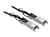 StarTech.com Cisco SFP-H10GB-CU2M Compatible 2m 10G SFP+ to SFP+ Direct Attach Cable Twinax, 10GbE SFP+ Copper DAC 10 Gbps Low Power Passive Transceiver Module DAC, Cisco Firepower ASR920 - Lifetime Warranty (SFPCMM2M) - Direktekoblingskabel - SFP+ til SFP+ - 2 m - toakset - for P/N: ET10GSFP, PEX10000SFPI, PEX10GSFP4I, PEX20000SFPI SFPCMM2M