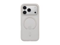 Belkin SheerForce Grip Series - Baksidedeksel for mobiltelefon - MagSafe-samsvar - laget av resirkulerte materialer - sand - for Apple iPhone 17 Pro MSA035HQSA