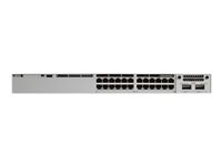 Cisco Catalyst 9300 - Network Advantage - switch - L3 - Styrt - 24 x 100/1000/2.5G/5G/10GBase-T (UPOE) - rackmonterbar - UPOE (560 W) C9300-24UXB-A
