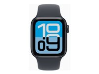 Apple Watch SE 3 (GPS + Cellular) - 40 mm - midnattsaluminium - smartklokke med sportsbånd - fluorelastomer - midnatt - båndbredde: S/M - 64 GB - LTE, Wi-Fi 4, Bluetooth - 5G - 26.4 g MEP94QN/A