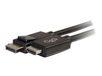 C2G 3ft DisplayPort to HDMI Cable - DP to HDMI Adapter Cable - M/M - DisplayPort-kabel - DisplayPort (hann) til HDMI (hann) - 91.4 cm - svart 54325