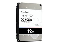 WD Ultrastar DC HC520 HUH721212ALN600 - Harddisk - 12 TB - intern - 3.5" - SATA 6Gb/s - 7200 rpm - buffer: 256 MB 0F30141