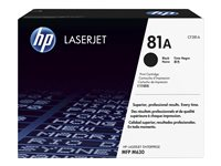 HP 81A - Svart - original - LaserJet - tonerpatron (CF281A) - for LaserJet Enterprise M632, MFP M630; LaserJet Enterprise Flow MFP M630; Officejet Pro 8730 CF281A