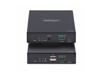StarTech.com HDMI KVM Extender Over IP Network, 4K 60Hz, Driverless - Sender- og mottakerpakke - video/lyd/USB-utvider - HDMI IH2006-KVM-EXTENDER