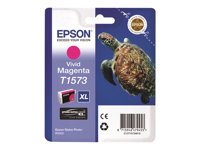 Epson T1573 - 25.9 ml - livlig magenta - original - blister - blekkpatron - for Stylus Photo R3000 C13T15734010