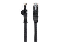 StarTech.com 10m LSZH CAT6 Ethernet Cable, 10 Gigabit Snagless RJ45 100W PoE Network Patch Cord with Strain Relief, CAT 6 10GbE UTP, Black, Individually Tested/ETL, Low Smoke Zero Halogen - Category 6 - 24AWG - Koblingskabel - RJ-45 (hann) til RJ-45 (hann) - 10 m - 6 mm - UTP - CAT 6 - uten hindringer - svart N6LPATCH10MBK