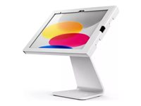 Compulocks iPad 10.9" 10th Gen Swell Enclosure Rotating Counter Stand - Monteringssett (hus, counter stand) - for nettbrett - aluminium, stål - hvit - skjermstørrelse: 10.9" - skrivebordsmonterbar - for Apple 10.9-inch iPad (10. generasjon) 303W209SWLW