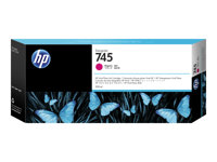 HP 745 - 300 ml - høykapasitets - magenta - original - DesignJet - blekkpatron - for DesignJet Z2600 PostScript, Z5600 PostScript F9K01A