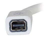 C2G 2m Mini DisplayPort Extension Cable M/F - White - DisplayPort-forlengelseskabel - Mini DisplayPort (hunn) til Mini DisplayPort (hann) - 2 m - hvit 84414
