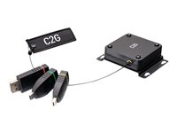 C2G 4K HDMI Retractable Universal Adapter Mount with Color Coded Connectors - Videoadaptersett - svart - 4K-støtte 29879