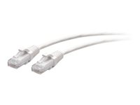 C2G 1ft (0.3m) Cat6a Snagless Unshielded (UTP) Slim Ethernet Network Patch Cable - White - Koblingskabel - RJ-45 (hann) til RJ-45 (hann) - 30 cm - 4.8 mm - UTP - CAT 6a - formstøpt, uten hindringer - hvit C2G30181