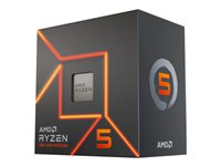 AMD Ryzen 5 7600 - 3.8 GHz - 6 kjerner - 12 strenger - 32 MB cache - Socket AM5 - Boks 100-100001015BOX