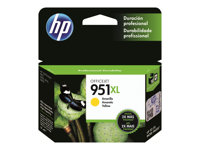 HP 951XL - Høy ytelse - gul - original - blekkpatron - for Officejet Pro 251dw, 276dw, 8100, 8600, 8600 N911a, 8610, 8615, 8620, 8625, 8630 CN048AE#BGY