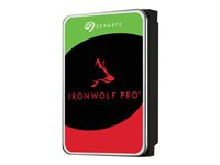 Seagate IronWolf Pro ST8000NT001 - Harddisk - 8 TB - intern - 3.5" - SATA 6Gb/s - 7200 rpm - buffer: 256 MB - med 3-års Seagate Rescue Data Recovery ST8000NT001