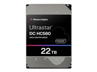 WD Ultrastar DC HC580 WUH722422ALE6L4 - Harddisk - 22 TB - intern - 3.5" - SATA 6Gb/s - 7200 rpm - buffer: 512 MB 0F62785