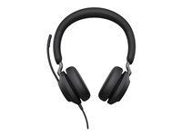 Jabra Evolve2 40 SE UC Stereo - Hodesett - on-ear - kablet - USB-A - lydisolerende - Optimert for UC 24189-989-999