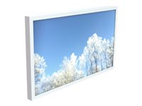 HI-ND - Monteringssett (hylster) - for flatpanel - hvit - skjermstørrelse: 43" - veggmonterbar - for Samsung QM43B-T WC4312T-0101-10