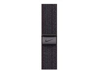 Apple Nike - Sløyfe for smart armbåndsur - 45 mm - 145 - 220 mm - svart/blå MUJX3ZM/A