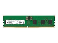 Micron - DDR5 - modul - 16 GB - DIMM 288-pin - 4800 MHz / PC5-38400 - CL40 - 1.1 V - registrert - ECC MTC10F1084S1RC48BA1R
