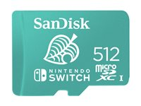 SanDisk Nintendo Switch - Flashminnekort - 512 GB - UHS-I U3 / Class10 - microSDXC UHS-I SDSQXAO-512G-GNCZN