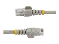 StarTech.com 50cm CAT6 Ethernet Cable, 10 Gigabit Snagless RJ45 650MHz 100W PoE Patch Cord, CAT 6 10GbE UTP Network Cable w/Strain Relief, Grey, Fluke Tested/Wiring is UL Certified/TIA - Category 6 - 24AWG (N6PATC50CMGR) - Koblingskabel - RJ-45 (hann) til RJ-45 (hann) - 50 cm - UTP - CAT 6 - uten hindringer - grå N6PATC50CMGR