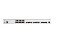 Cisco Catalyst 1300-24XTS - Switch - L3 - smart - 12 x 10 Gigabit Ethernet + 12 x 10 Gigabit SFP+ - rackmonterbar - gjenfabrikert C1300-24XTS-RF