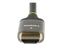 StarTech.com 13ft (4m) Premium Certified HDMI 2.0 Cable - High-Speed Ultra HD 4K 60Hz HDMI Cable with Ethernet - HDR10, ARC - UHD HDMI Video Cord - For UHD Monitors, TVs, Displays - M/M - Premium High Speed - HDMI-kabel med Ethernet - HDMI hann til HDMI hann - 4 m - skjermet - grå, svart - passiv, støtte for 4K 60 Hz (3840 x 2160) HDMMV4M