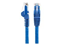 StarTech.com 10m LSZH CAT6 Ethernet Cable, 10 Gigabit Snagless RJ45 100W PoE Network Patch Cord with Strain Relief, CAT 6 10GbE UTP, Blue, Individually Tested/ETL, Low Smoke Zero Halogen - Category 6 - 24AWG - Koblingskabel - RJ-45 (hann) til RJ-45 (hann) - 10 m - 6 mm - UTP - CAT 6 - uten hindringer - blå N6LPATCH10MBL