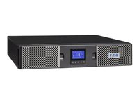 Eaton 9PX 1000i RT2U Netpack - UPS (rackmonterbar/ekstern) - AC 200/208/220/230/240 V - 1000 watt - 1000 VA - RS-232, USB, Ethernet 10/100/1000 - utgangskontakter: 8 - PFC - 2U 9PX1000IRTN