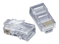 C2G RJ45 Cat5E Modular Plug for Flat Stranded Cable - Nettverkkontakt - RJ-45 (hann) - CAT 5e (en pakke 50) 88122