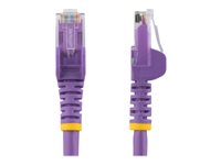StarTech.com 3m CAT6 Ethernet Cable, 10 Gigabit Snagless RJ45 650MHz 100W PoE Patch Cord, CAT 6 10GbE UTP Network Cable w/Strain Relief, Purple, Fluke Tested/Wiring is UL Certified/TIA - Category 6 - 24AWG (N6PATC3MPL) - Nettverkskabel - RJ-45 (hann) til RJ-45 (hann) - 3 m - UTP - CAT 6 - uten hindringer, flertrådet - purpur N6PATC3MPL