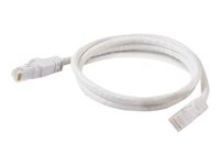 C2G Cat6 Booted Unshielded (UTP) Network Patch Cable - Koblingskabel - RJ-45 (hann) til RJ-45 (hann) - 30 m - UTP - CAT 6 - formstøpt, uten hindringer, flertrådet - hvit 83495