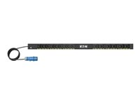 Eaton G4 - Strømfordelerenhet (kan monteres i rack) - grunnleggende - AC 200-240 V - 3.7 kW - enkeltfase - inngang: IEC 60309 16A - utgangskontakter: 24 (12 x IEC 60320 C13, 12 x IEC 60320 C39) - 3 m kabel - svart EVBAF116A