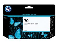 HP 70 - 130 ml - lysegrå - original - DesignJet - blekkpatron - for DesignJet HD Pro MFP, T120, Z2100, Z3100, Z3100ps, Z3200, Z3200ps, Z5200, Z5400 C9451A